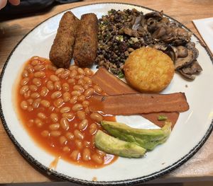 Garden breakfastt  at LHR - The Curator - T3 in West London