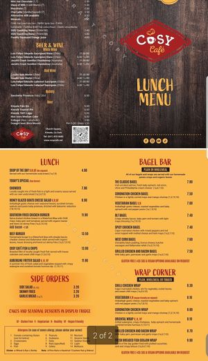  at Cosy Café in Cork