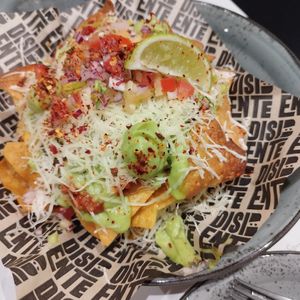 Nachos at Disidente Restaurante Vegetariano in Valencia