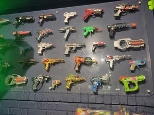 Ray guns at Cosmic Jo's Galactic Trading Outpost in Norwich