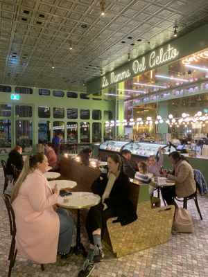 Inside  at Anita Gelato in Bondi Beach