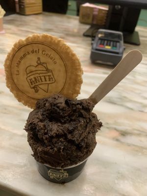 Chocolate cookie ice cream. Tasty    at Anita Gelato in Bondi Beach