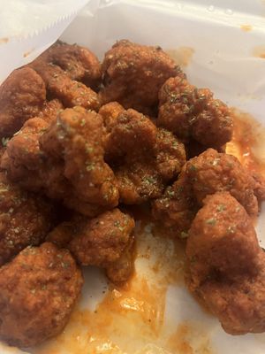 Buffalo cauliflowerr  at More Vegan Cafe in Columbia