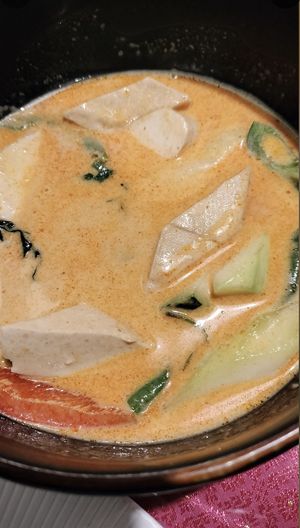 Red curry with tofu  at Naphid Thai Cuisine in Tenerife