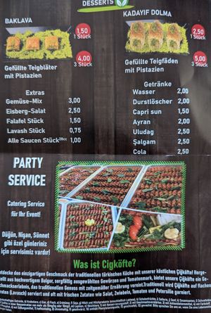  at Has Antep Cigköfte in Osnabrueck