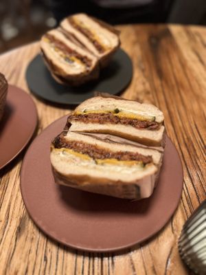 Burger  at Les Tontons Veg - Paradis in Paris