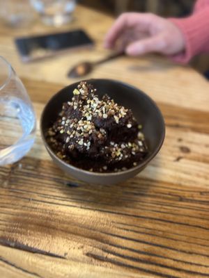 Chocolate cake   at Les Tontons Veg - Paradis in Paris