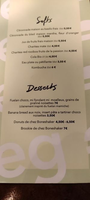 Sweets at Les Tontons Veg - Paradis in Paris