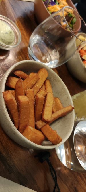 Sweet potatoes at Les Tontons Veg - Paradis in Paris