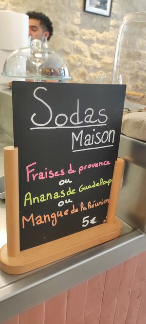 Home made sodas at Les Tontons Veg - Paradis in Paris