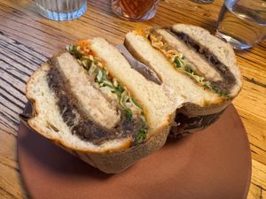 Katsu Sando at Les Tontons Veg - Paradis in Paris