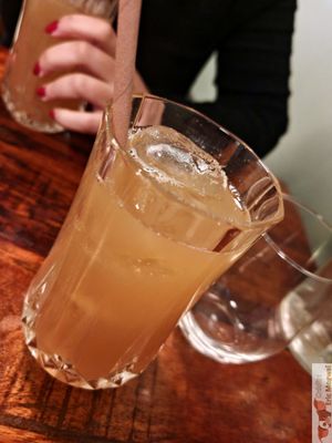Lemonade with orange blossom at Les Tontons Veg - Paradis in Paris