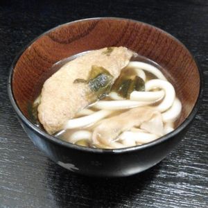 Udon, served during dinner. at Kinatei 喜菜亭 in Nara