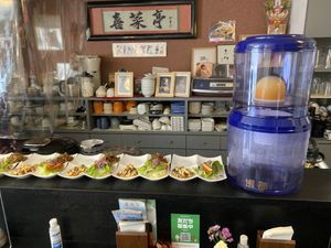 Side dishes already done  at Kinatei 喜菜亭 in Nara