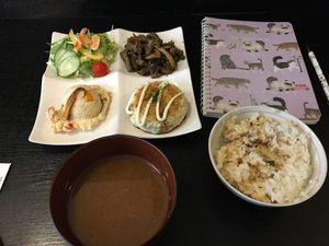 Japanese set lunch  at Kinatei 喜菜亭 in Nara