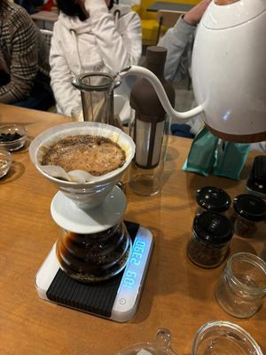 Café de Especialidad, elebaracion café de filtro at Tejemaneje in Murcia