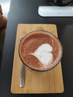 Chocolate spicy, con cacao orgánico y un toque picante muy rico at Tejemaneje in Murcia