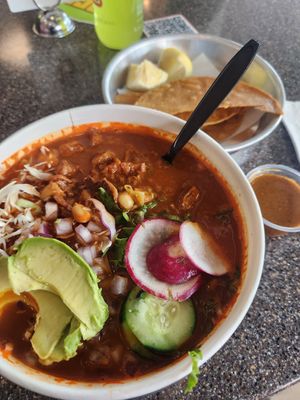 Pazole at La Jacka Restaurant in Fresno