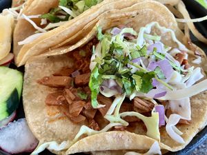 Tacos al pastor   at La Jacka Restaurant in Fresno
