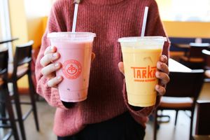 Vegan Lassis from Tarka Indian Kitchen at Tarka Indian Kitchen in San Antonio