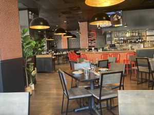 Inside  at Emmy Squared Pizza in New York City