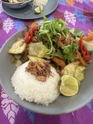 Tofu Chop Suey  at Yes Lah in Manchester