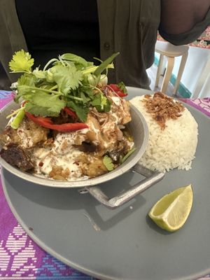 Vegan Pork Belly Sisig   at Yes Lah in Manchester