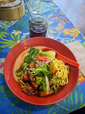 Kare dan noodles at Yes Lah in Manchester