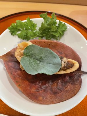 Vegan oyster   at Ki Su Shoujin in Central Singapore