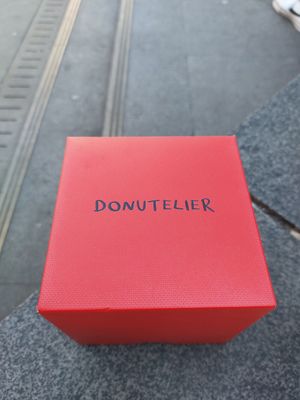 The box at Donutelier - Charing Cross Road in London