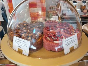 The vegan options at Donutelier - Charing Cross Road in London