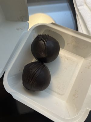 Vegan strawberry bombs   at Green Monkey Saigon in Ho Chi Minh City