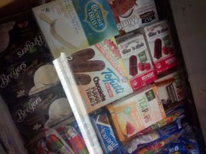 Ice cream at Riverside Grocery in Whitehorse