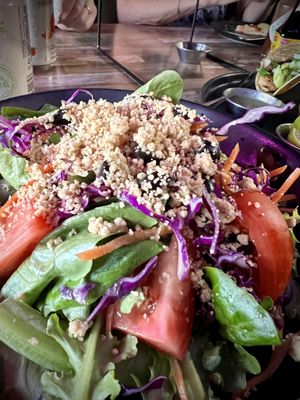 Garden salad  at Marcello's Plant Based Pizza in Cabo San Lucas