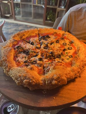   at Marcello's Plant Based Pizza in Cabo San Lucas