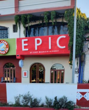 EPIC Exterior at Marcello's Plant Based Pizza in Cabo San Lucas