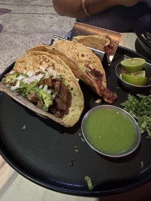 Short Rib tacos 🌮   at Marcello's Plant Based Pizza in Cabo San Lucas