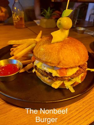   at Marcello's Plant Based Pizza in Cabo San Lucas