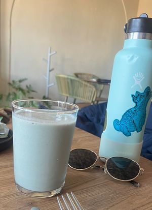 Blue Karma   at Marcello's Plant Based Pizza in Cabo San Lucas