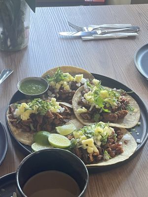 Tacos !!!   at Marcello's Plant Based Pizza in Cabo San Lucas