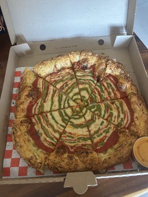   at Marcello's Plant Based Pizza in Cabo San Lucas