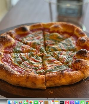 Marguerita at Marcello's Plant Based Pizza in Cabo San Lucas