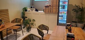 Inside at Marcello's Plant Based Pizza in Cabo San Lucas