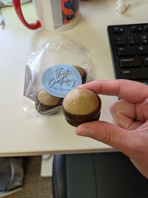 Sun butter buckeye at That Bakery in Columbus