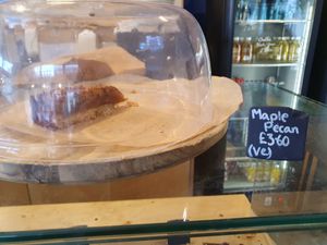 Maple pecan pie at Dillons Coffee in London