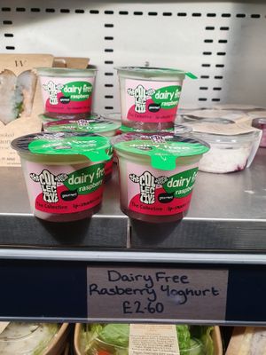 Vegan yoghurt at Dillons Coffee in London