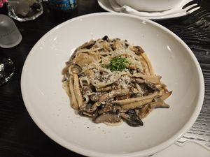 Mushroom pasta at dahlia dining - 달리아 다이닝 in Seoul