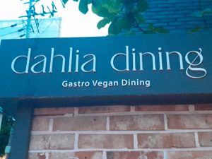Sign at dahlia dining - 달리아 다이닝 in Seoul