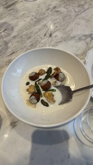 Chickpea meatballs  at dahlia dining - 달리아 다이닝 in Seoul