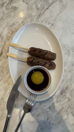 Egg and sausages  at dahlia dining - 달리아 다이닝 in Seoul